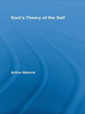 cover image of Kant's Theory of the Self